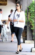 ALESSANDRA AMBROSIO Heading to a Gym in Brentwood