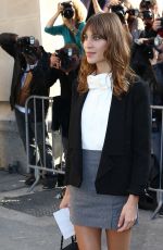ALEXA CHUNG at Chanel Fashion Show in Paris