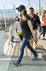 ALEXANDRA DADDARIO Arrives at Her Hotel in Venice