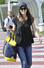 ALEXANDRA DADDARIO Arrives at Her Hotel in Venice