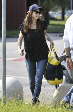 ALEXANDRA DADDARIO Arrives at Her Hotel in Venice