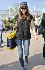 ALEXANDRA DADDARIO Arrives at Her Hotel in Venice
