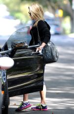 ALI LARTER in Leggings Out in West Hollywood