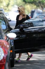 ALI LARTER in Leggings Out in West Hollywood