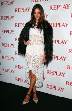 ALLESANDRA AMBROSIO at Replay Store Preview at Milan Fashion Week