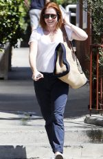 ALYSON HANNIGAN Out and About in Brentwood