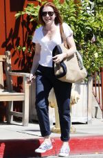 ALYSON HANNIGAN Out and About in Brentwood
