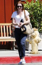 ALYSON HANNIGAN Out and About in Brentwood