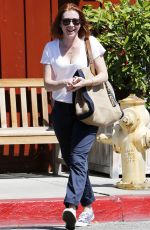ALYSON HANNIGAN Out and About in Brentwood