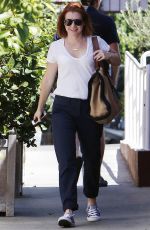 ALYSON HANNIGAN Out and About in Brentwood