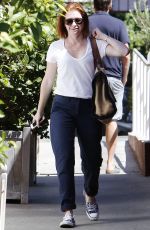 ALYSON HANNIGAN Out and About in Brentwood