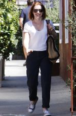 ALYSON HANNIGAN Out and About in Brentwood