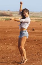 AMANDA CERNY at a Photoshoot in Aruba