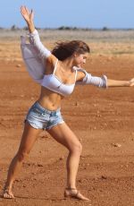 AMANDA CERNY at a Photoshoot in Aruba