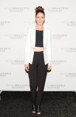 AMANDA CREW at Bcbgmaxazria Fashion Show in New York