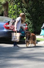 AMANDA SEYFRIED and Her Dog Finn Out in Hollywood
