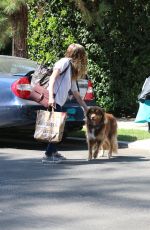 AMANDA SEYFRIED and Her Dog Finn Out in Hollywood