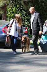 AMANDA SEYFRIED and Her Dog Finn Out in Hollywood