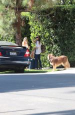 AMANDA SEYFRIED and Her Dog Finn Out in Hollywood