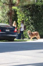 AMANDA SEYFRIED and Her Dog Finn Out in Hollywood