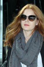 AMY ADAMS in Jeans Arrives at LAX Airport in Los Angeles