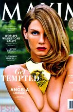 ANGELA LINDVALL in Maxim Magazine, October 2014 Issue