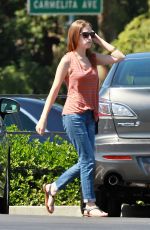 ANNA KENDRICK in Ripped Jeans Out in Los Angeles