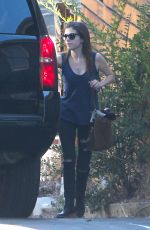 ANNA KENDRICK Leaves Her House in Los Angeles