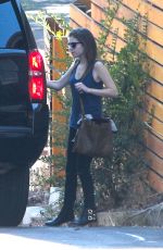 ANNA KENDRICK Leaves Her House in Los Angeles