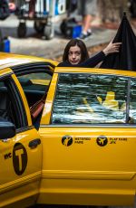 ANNE HATHAWAY on The Intern Set in New York 0309