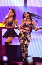 ARIANA GRANDE and NICKI MINAJ Performs at 2014 Iheartradio Music Festival in Las Vegas