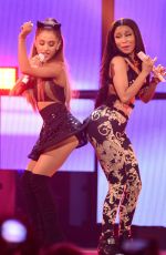 ARIANA GRANDE and NICKI MINAJ Performs at 2014 Iheartradio Music Festival in Las Vegas
