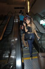 ARIANA GRANDE in Jeans, at LAX Airport in Los Angeles