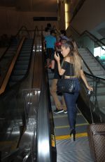 ARIANA GRANDE in Jeans, at LAX Airport in Los Angeles
