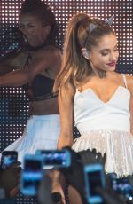 ARIANA GRANDE Performs at BPM Nightclub in New York