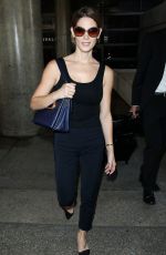 ASHLEY GREENE Arrivies at Los Angeles International Airport