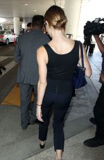 ASHLEY GREENE Arrivies at Los Angeles International Airport