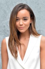 ASHLEY MADEKWE at Emporio Armani Fashio Show in Milan