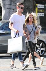 ASHLEY RISDALE Out Shopping in Los Angeles 2009