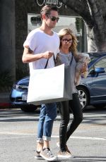 ASHLEY RISDALE Out Shopping in Los Angeles 2009