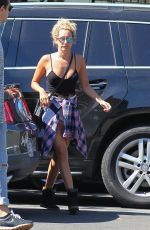 ASHLEY TISDALE and Christopher French at Whole Foods in Studio City