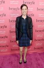 AUBREY PLAZA at Benefit Cosmetics Kick-off National Wing Women Weekend in Los Angeles