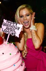 AVRIL LAVIGNE Celebrates Her 30th Birthday in Las Vegas