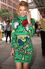 BELLA THORNE at Jeremy Scott Fashion Show in New York