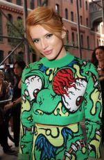 BELLA THORNE at Jeremy Scott Fashion Show in New York