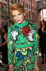 BELLA THORNE at Jeremy Scott Fashion Show in New York