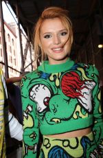 BELLA THORNE at Jeremy Scott Fashion Show in New York