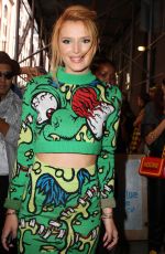 BELLA THORNE at Jeremy Scott Fashion Show in New York