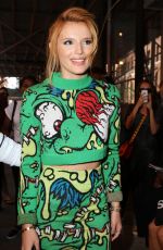 BELLA THORNE at Jeremy Scott Fashion Show in New York