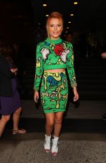 BELLA THORNE at Jeremy Scott Fashion Show in New York